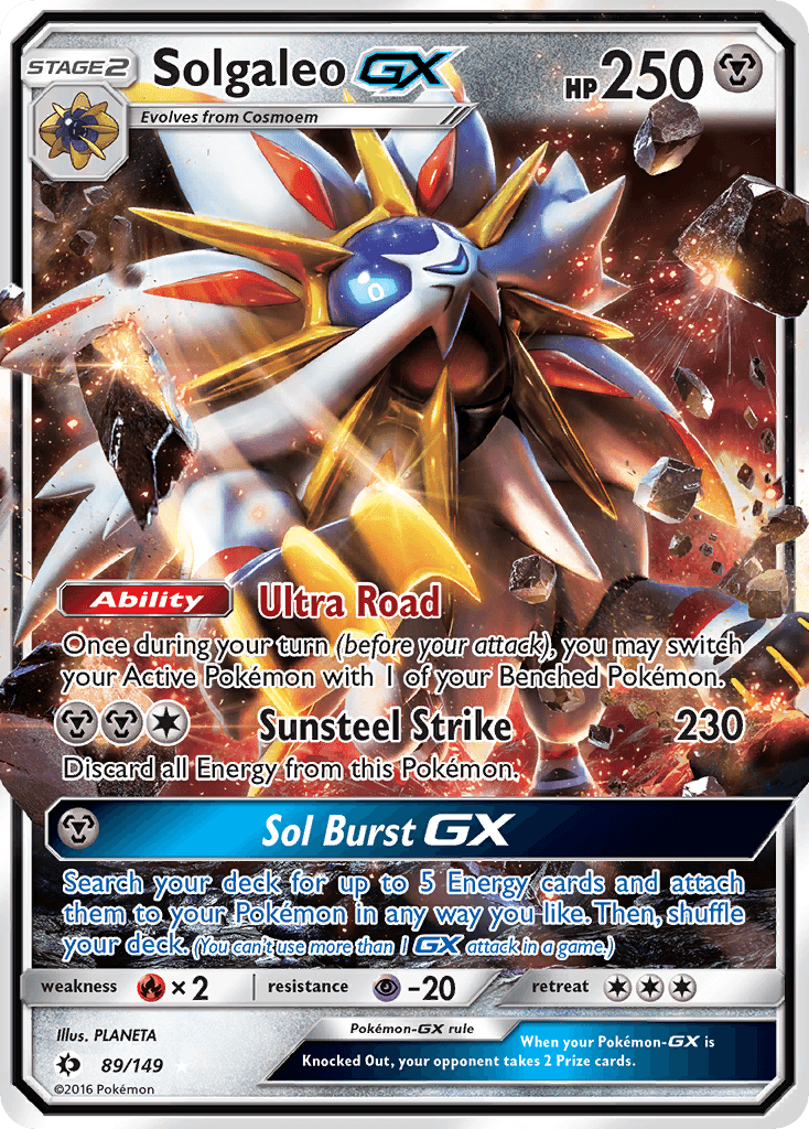 Solgaleo-GX from Sun & Moon