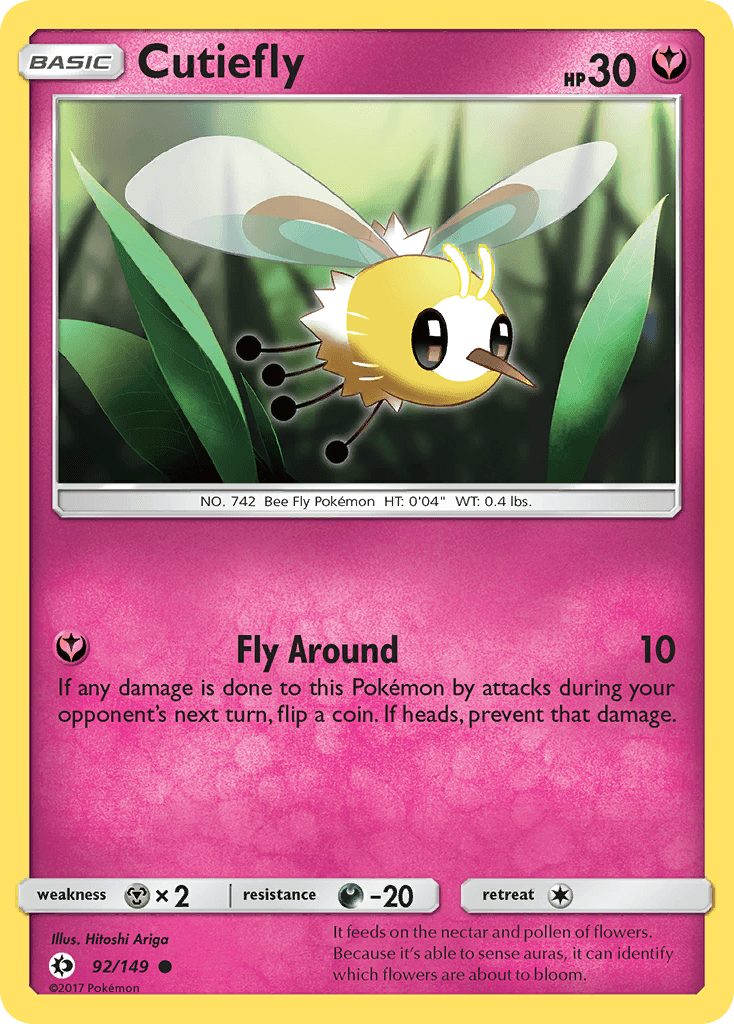 Cutiefly from Sun & Moon