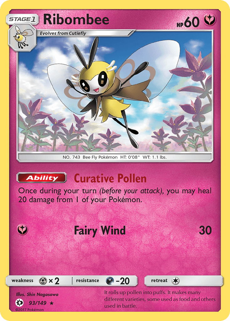 Ribombee from Sun & Moon