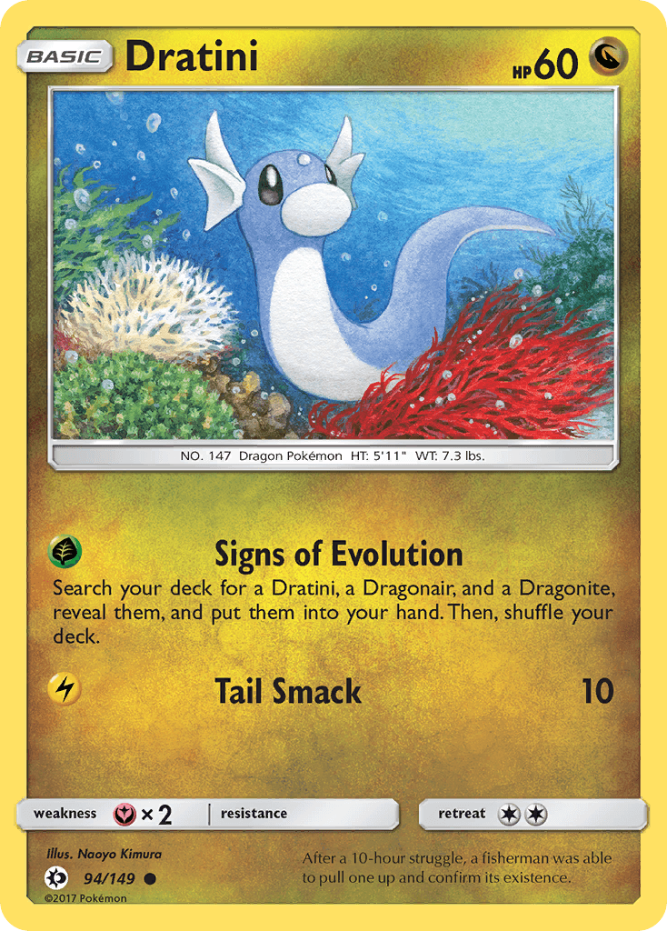 Dratini from Sun & Moon