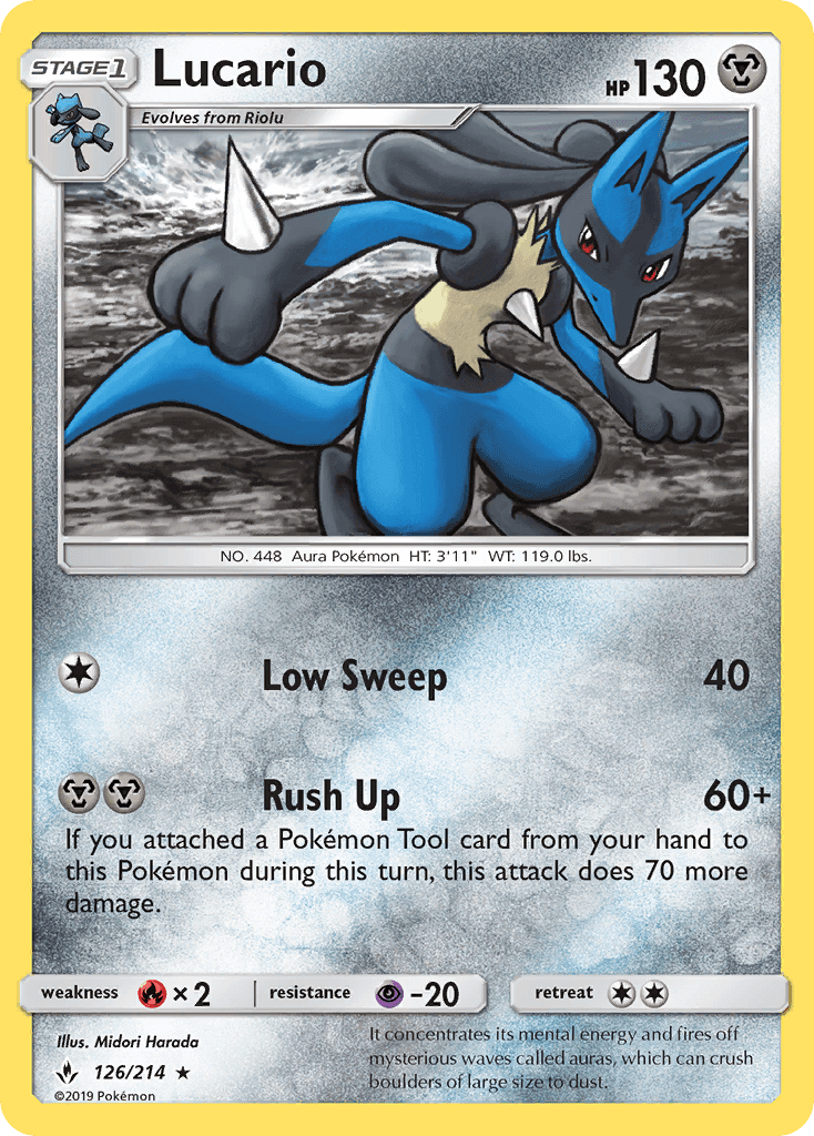 Lucario from Unbroken Bonds