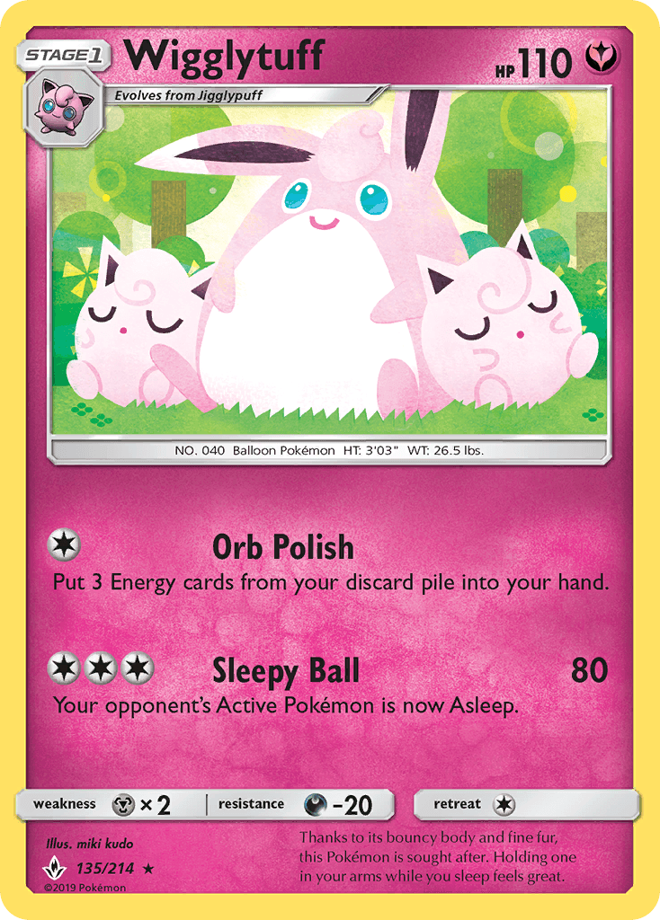 Wigglytuff from Unbroken Bonds