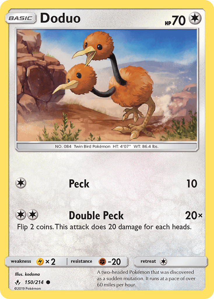 Doduo from Unbroken Bonds