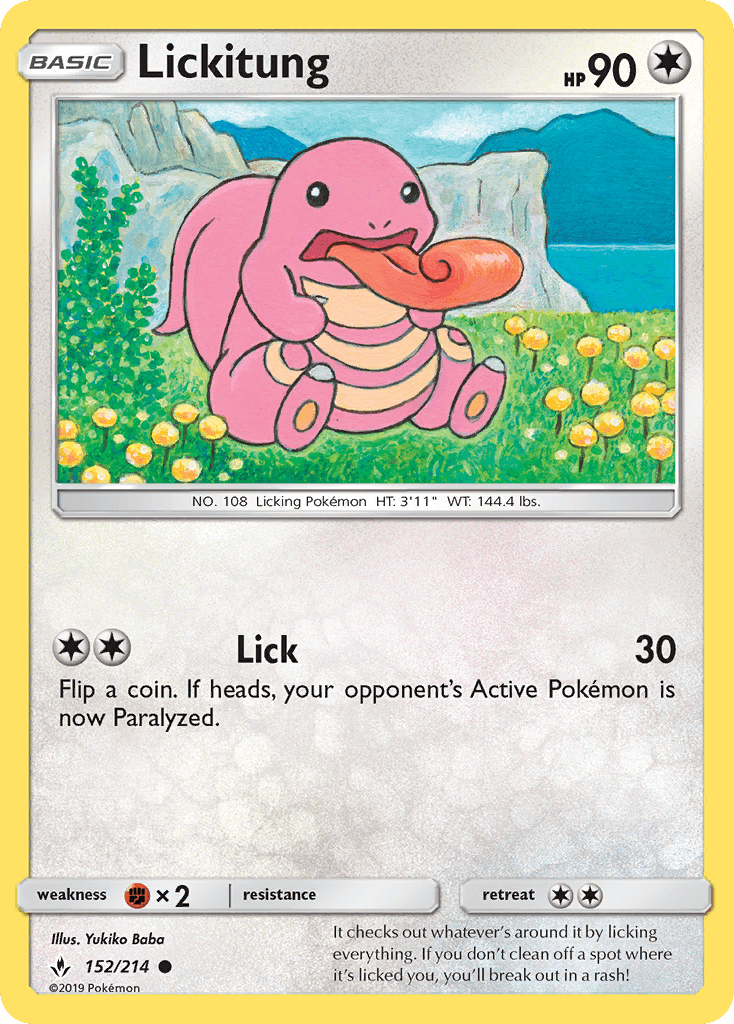 Lickitung from Unbroken Bonds