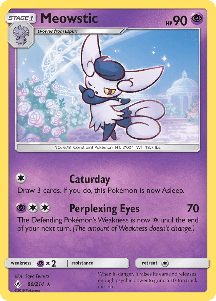 Meowstic from Unbroken Bonds