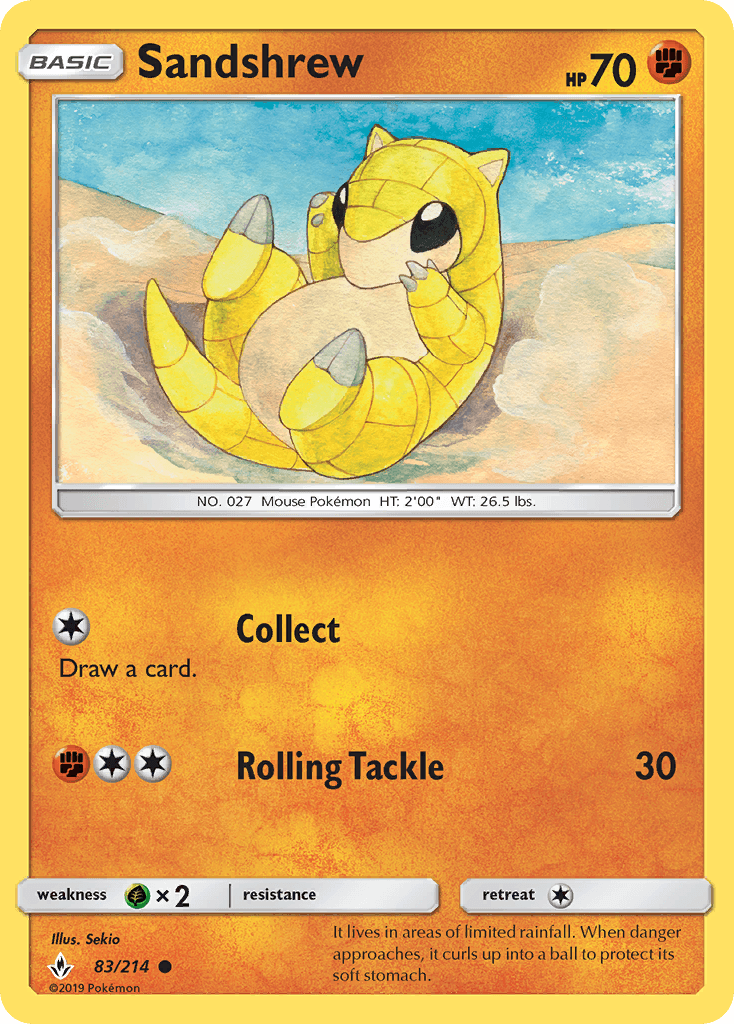 Sandshrew from Unbroken Bonds