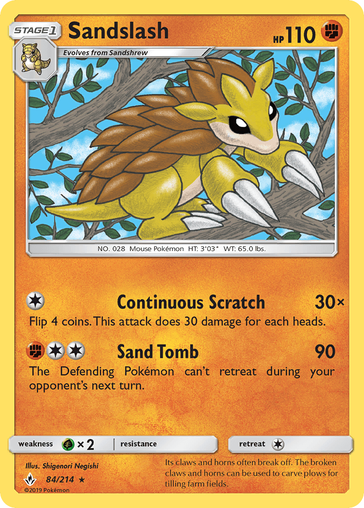Sandslash from Unbroken Bonds
