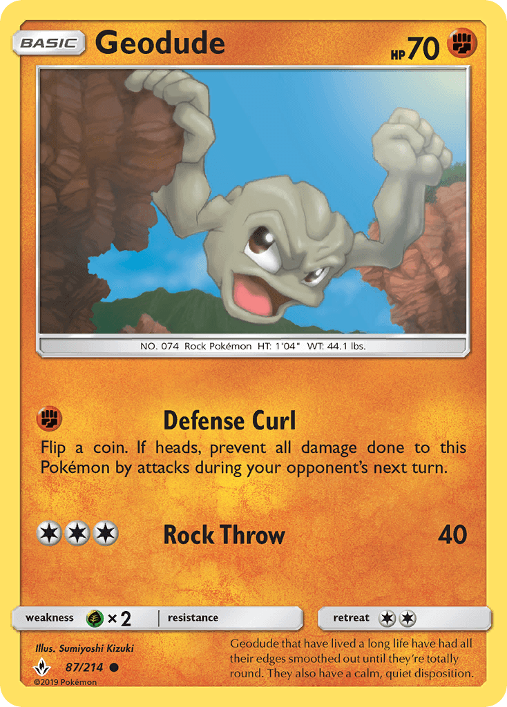 Geodude from Unbroken Bonds