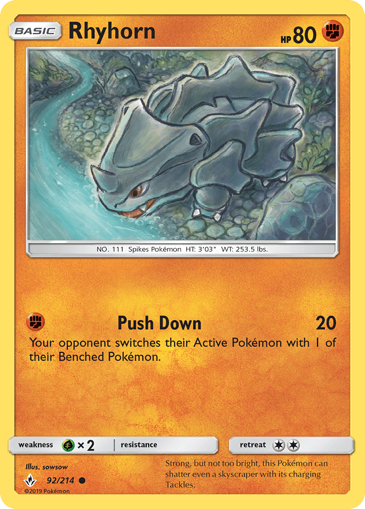 Rhyhorn from Unbroken Bonds