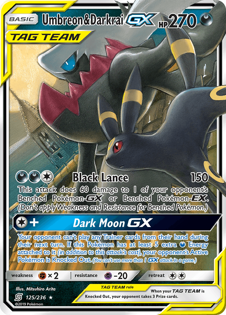 Umbreon & Darkrai-GX from Unified Minds