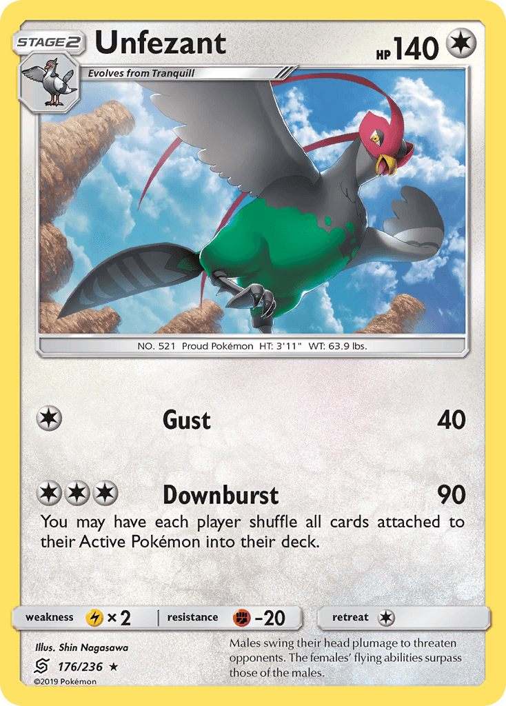 Unfezant from Unified Minds