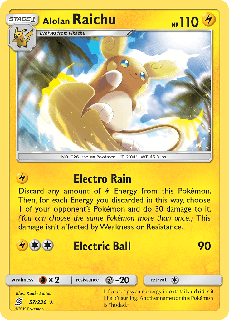 Alolan Raichu from Unified Minds