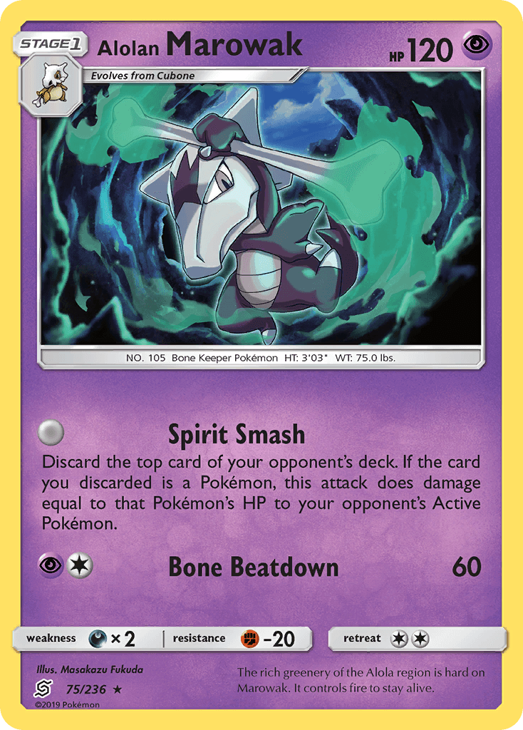 Alolan Marowak from Unified Minds