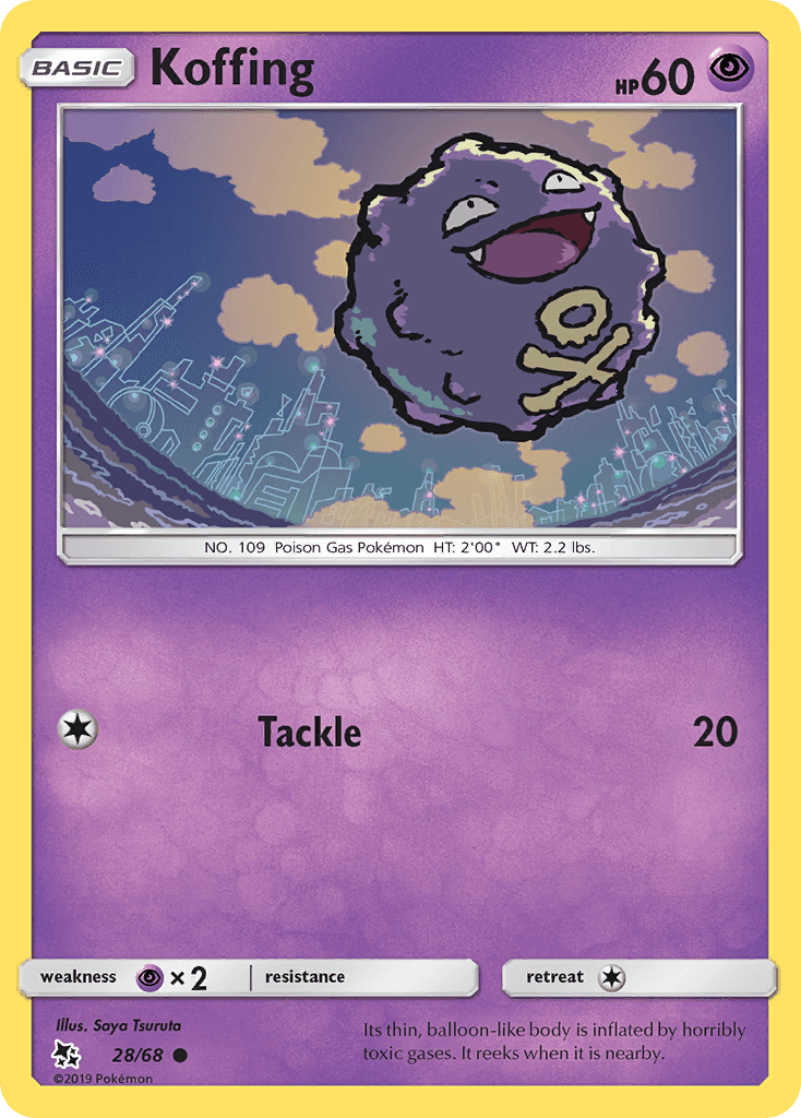 Koffing from Hidden Fates