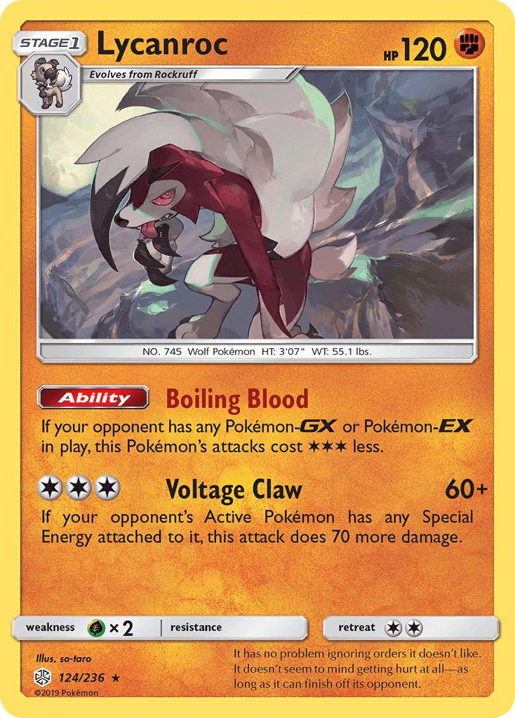 Lycanroc from Cosmic Eclipse