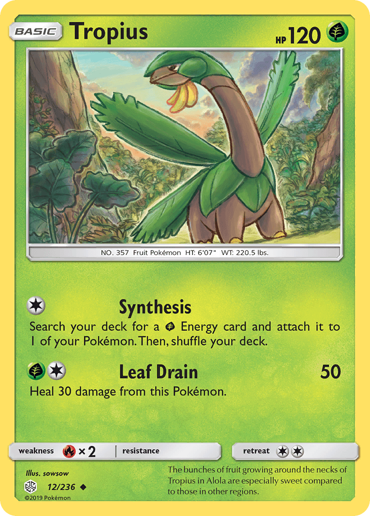 Tropius from Cosmic Eclipse