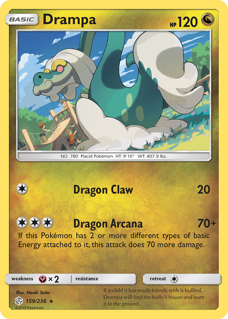 Drampa from Cosmic Eclipse