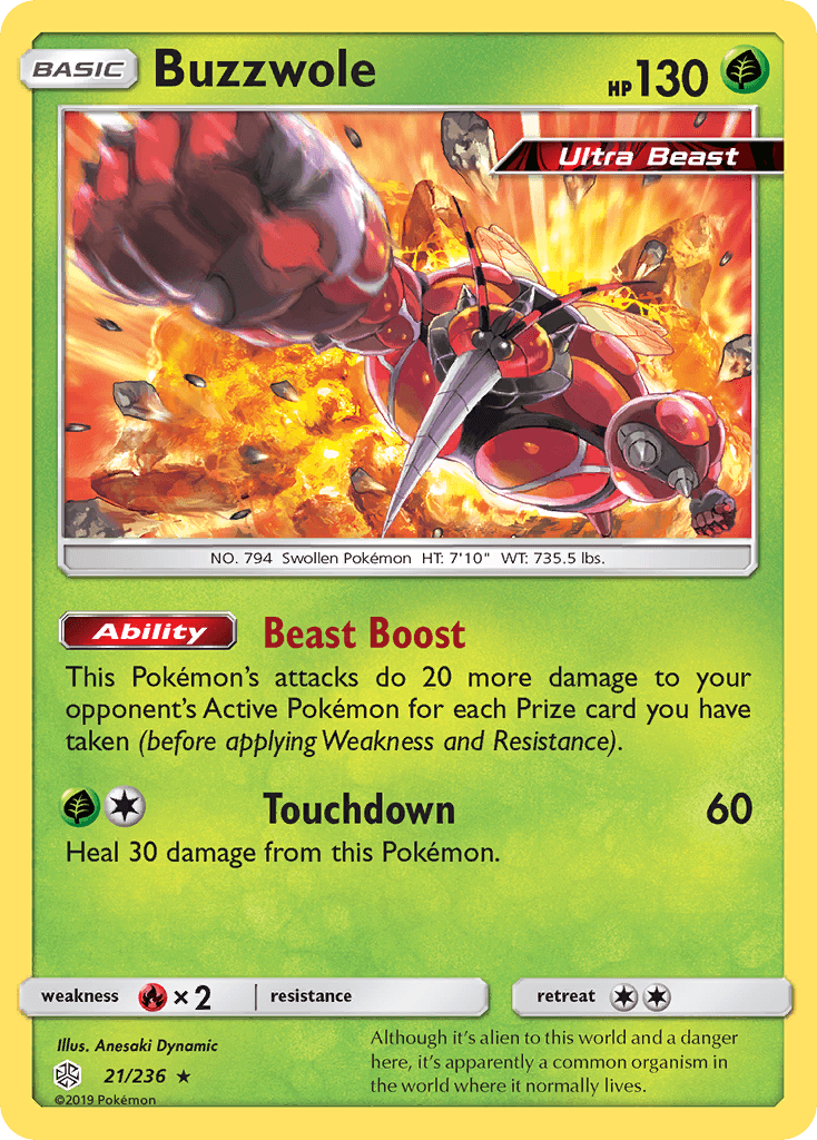 Buzzwole from Cosmic Eclipse
