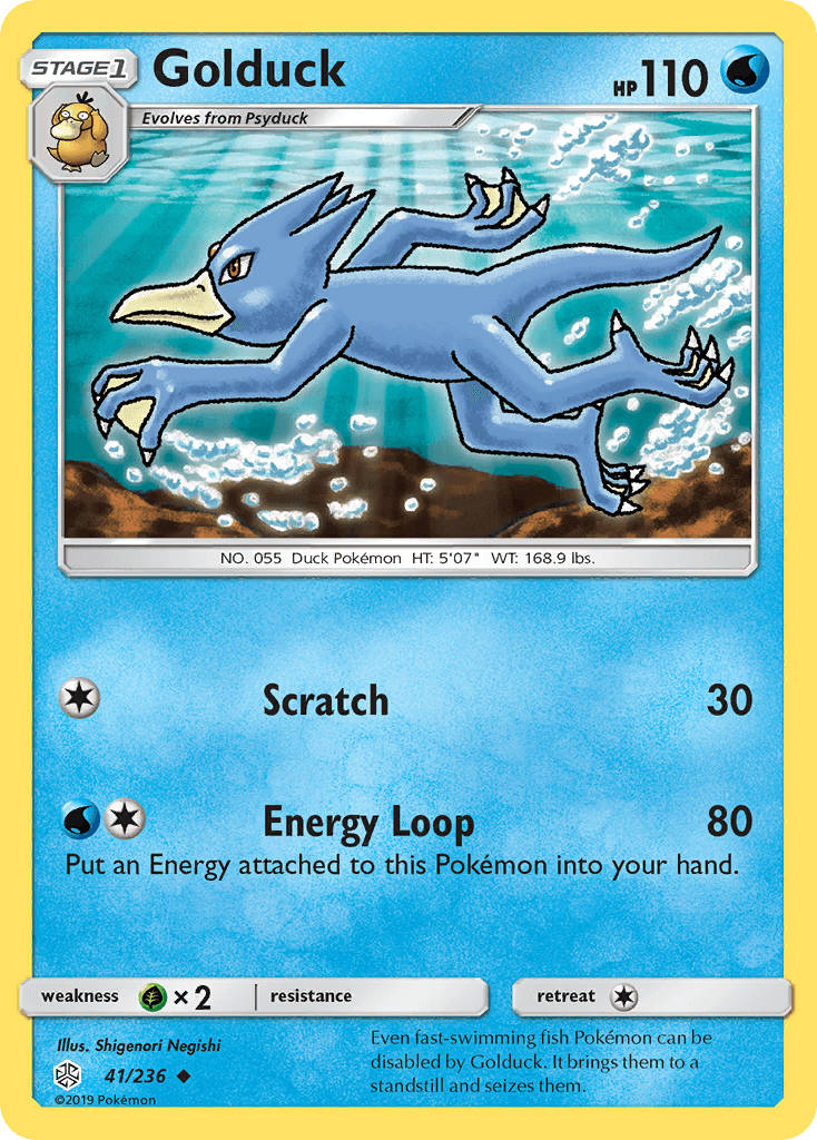 Golduck from Cosmic Eclipse