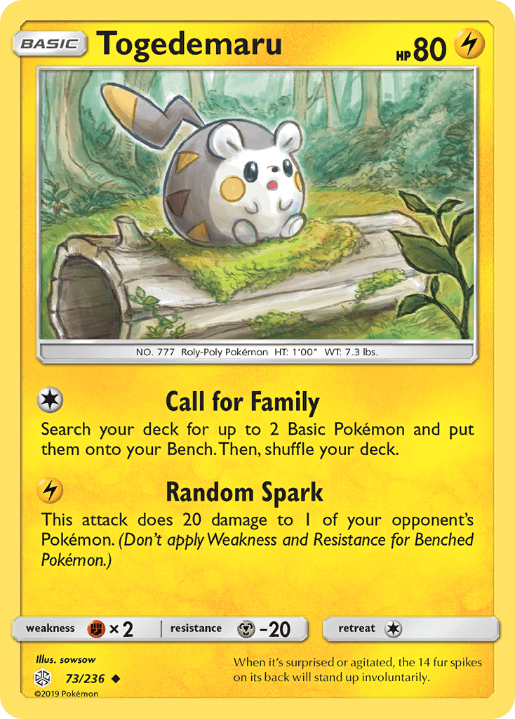 Togedemaru from Cosmic Eclipse