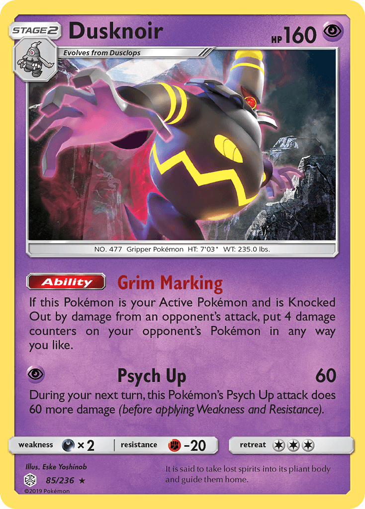 Dusknoir from Cosmic Eclipse