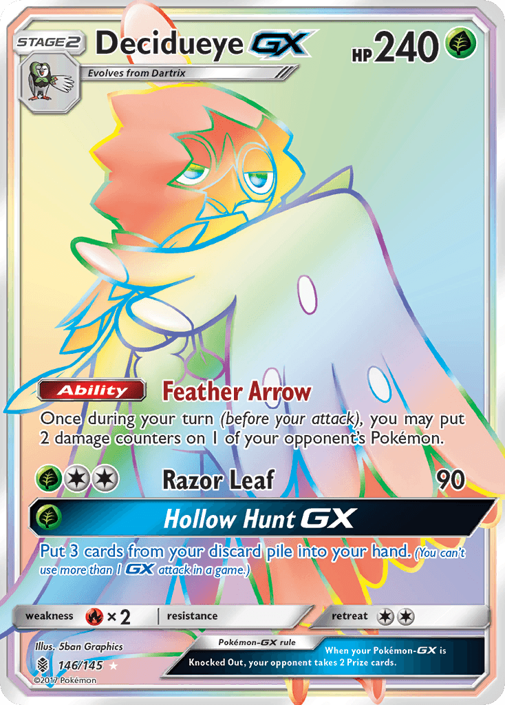 Decidueye-GX from Guardians Rising