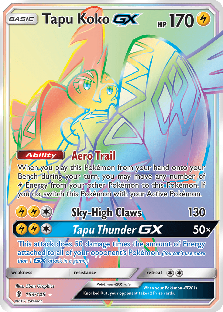 Tapu Koko-GX from Guardians Rising