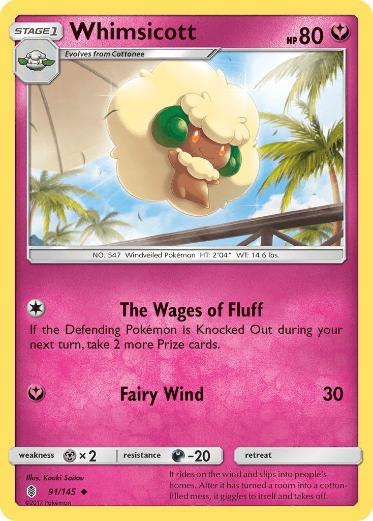 Whimsicott from Guardians Rising