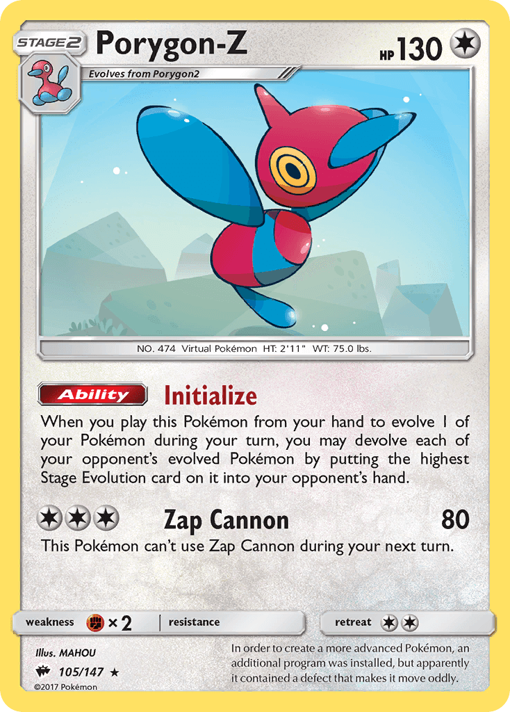 Porygon-Z from Burning Shadows
