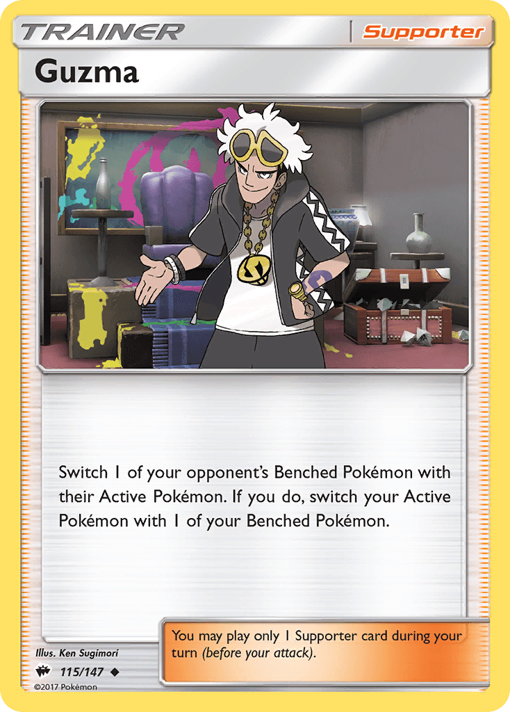 Guzma from Burning Shadows