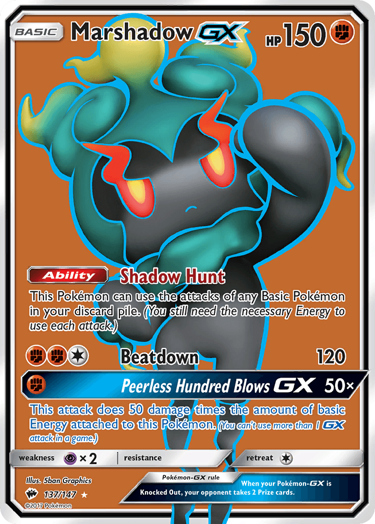 Marshadow-GX from Burning Shadows