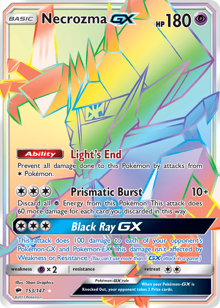 Necrozma-GX from Burning Shadows