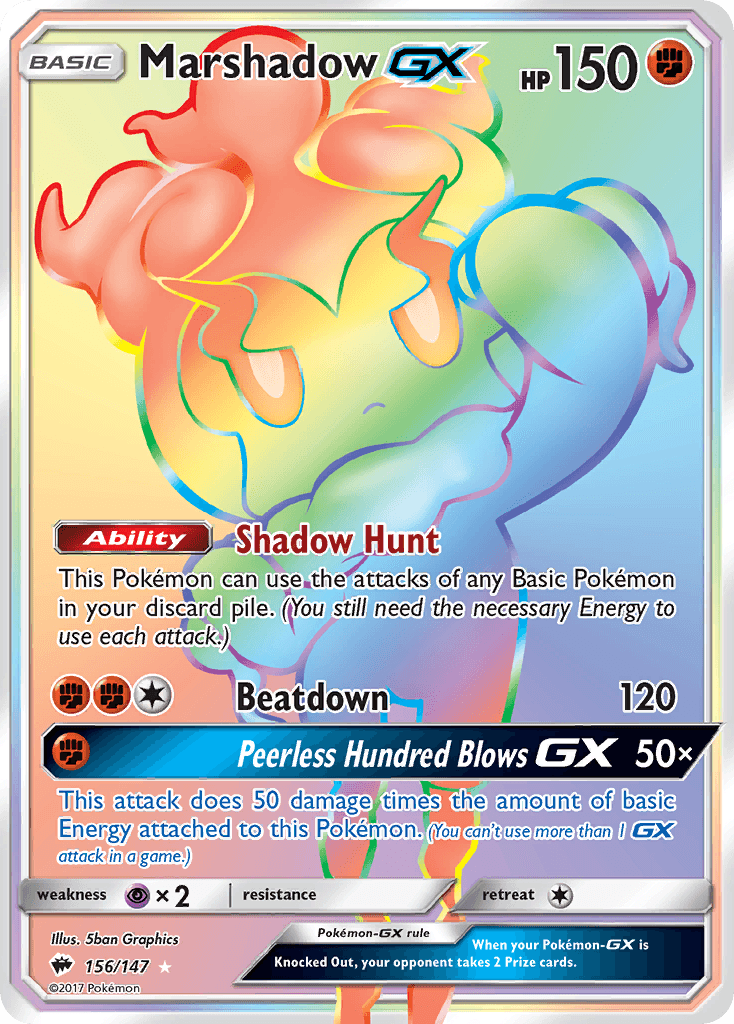 Marshadow-GX from Burning Shadows