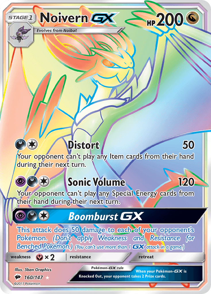 Noivern-GX from Burning Shadows