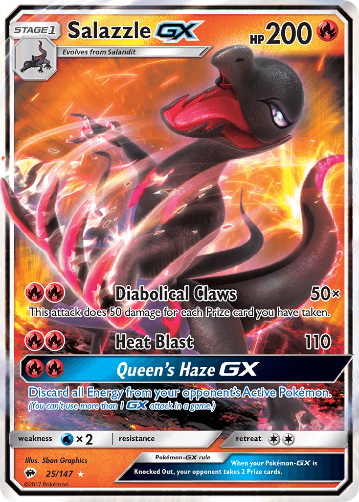 Salazzle-GX from Burning Shadows