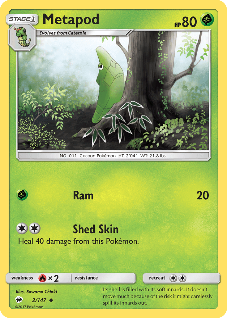 Metapod from Burning Shadows