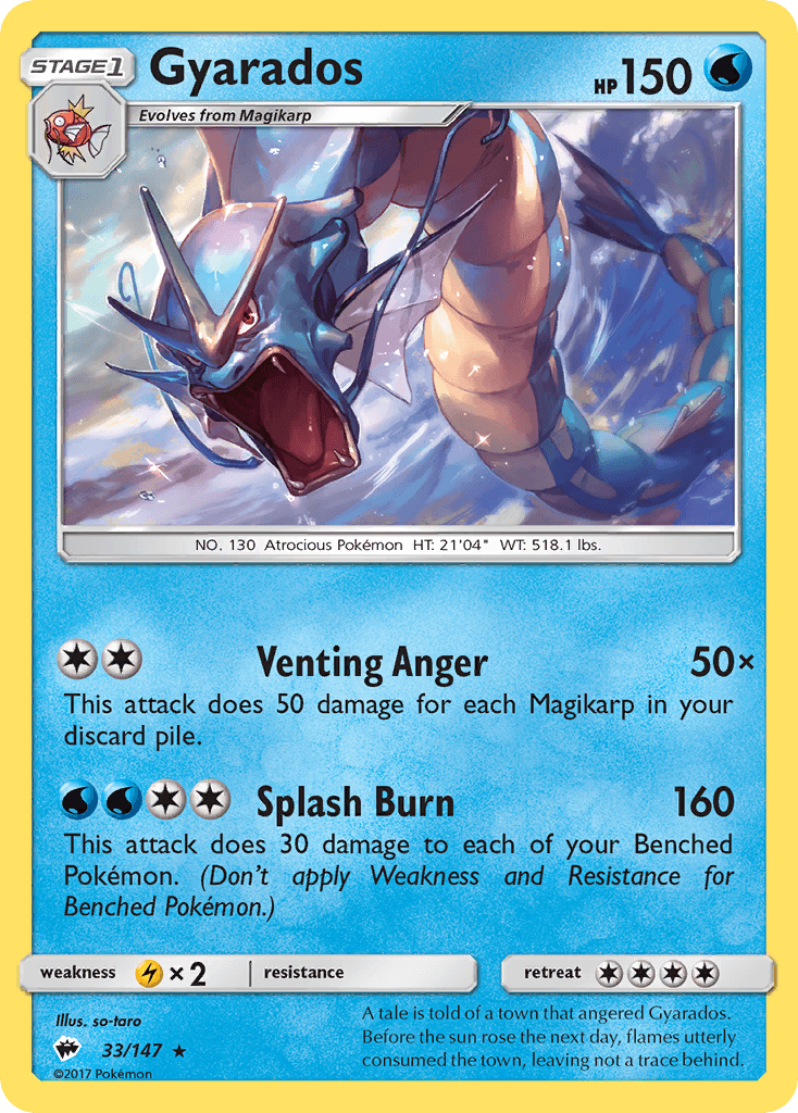 Gyarados from Burning Shadows