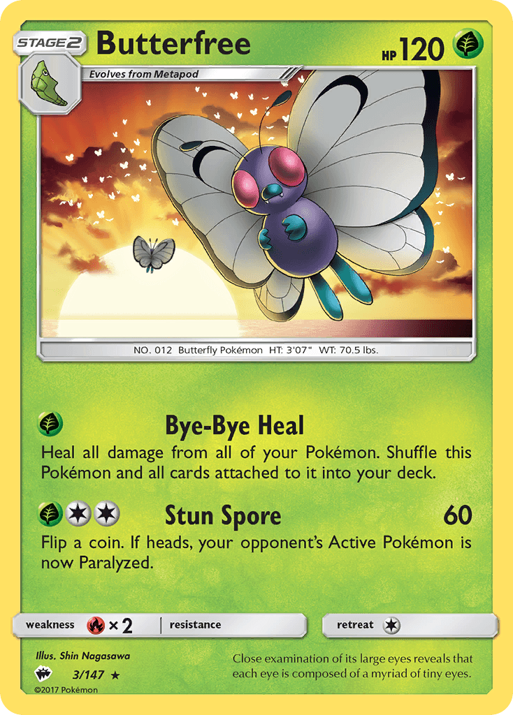Butterfree from Burning Shadows