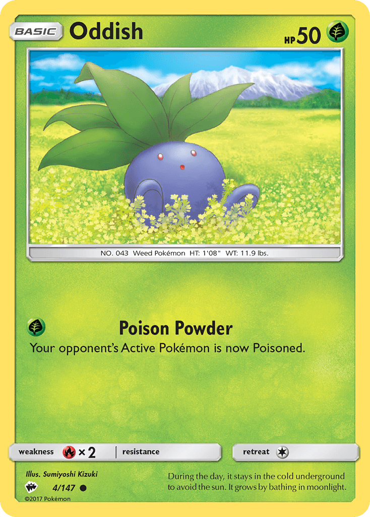 Oddish from Burning Shadows