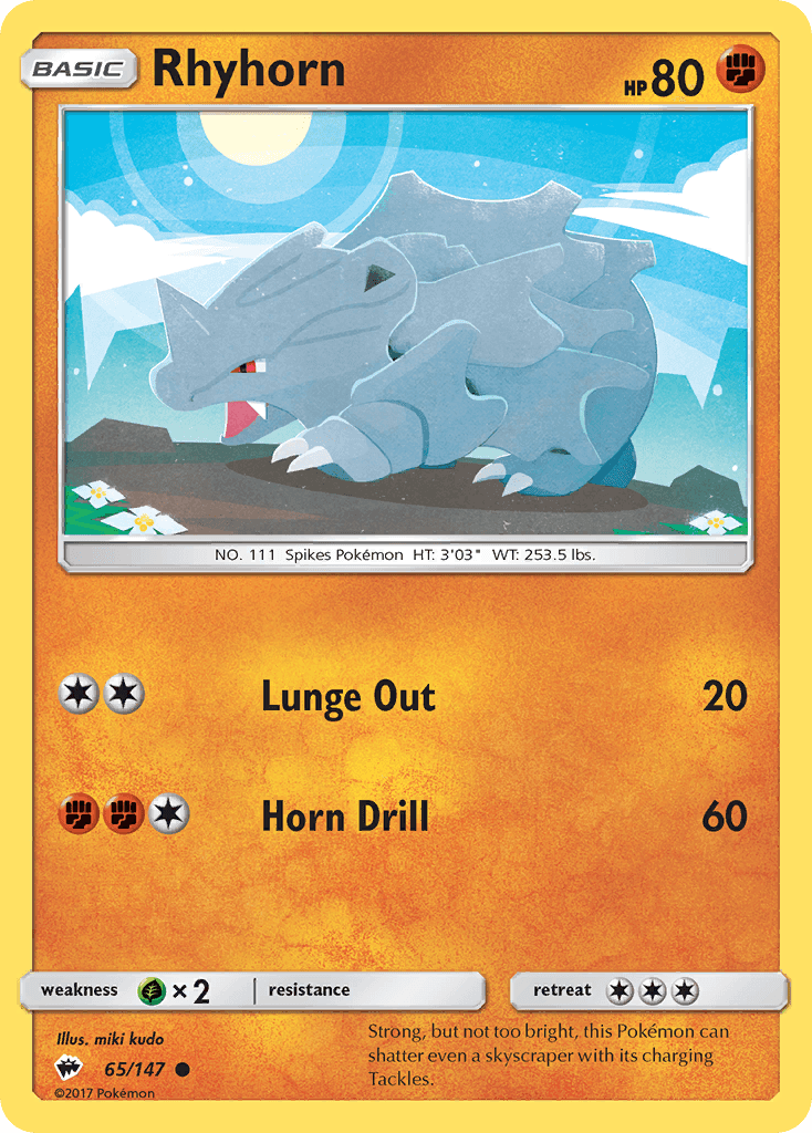Rhyhorn from Burning Shadows