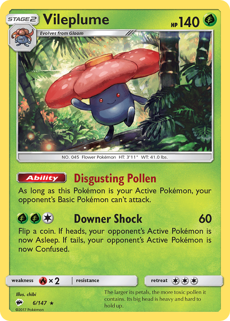 Vileplume from Burning Shadows