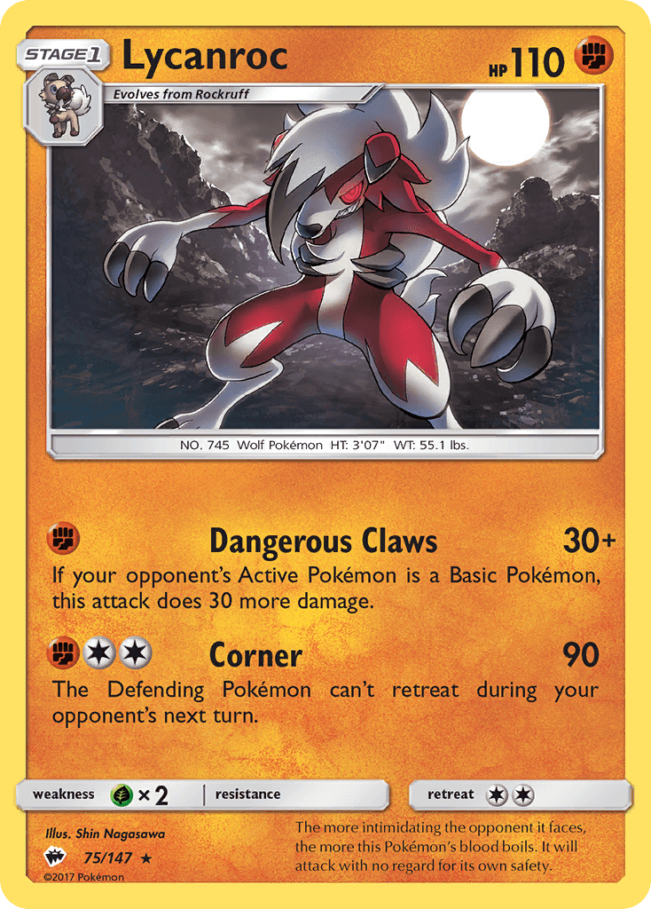 Lycanroc from Burning Shadows