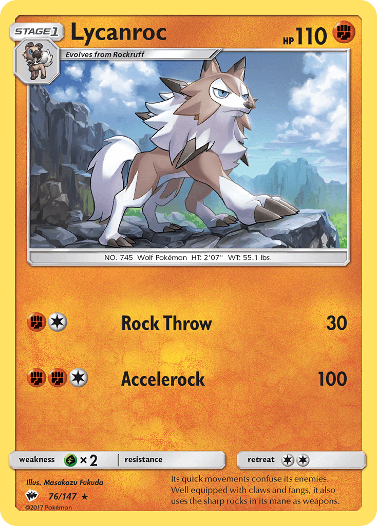 Lycanroc from Burning Shadows