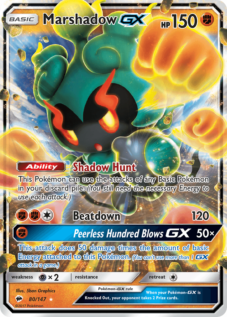 Marshadow-GX from Burning Shadows