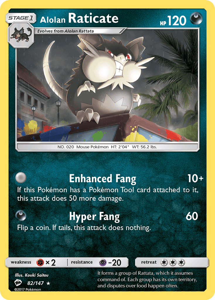 Alolan Raticate from Burning Shadows