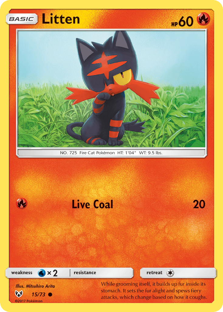 Litten from Shining Legends