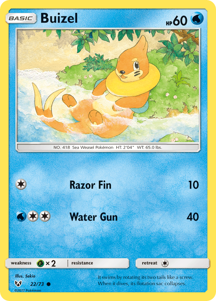 Buizel from Shining Legends