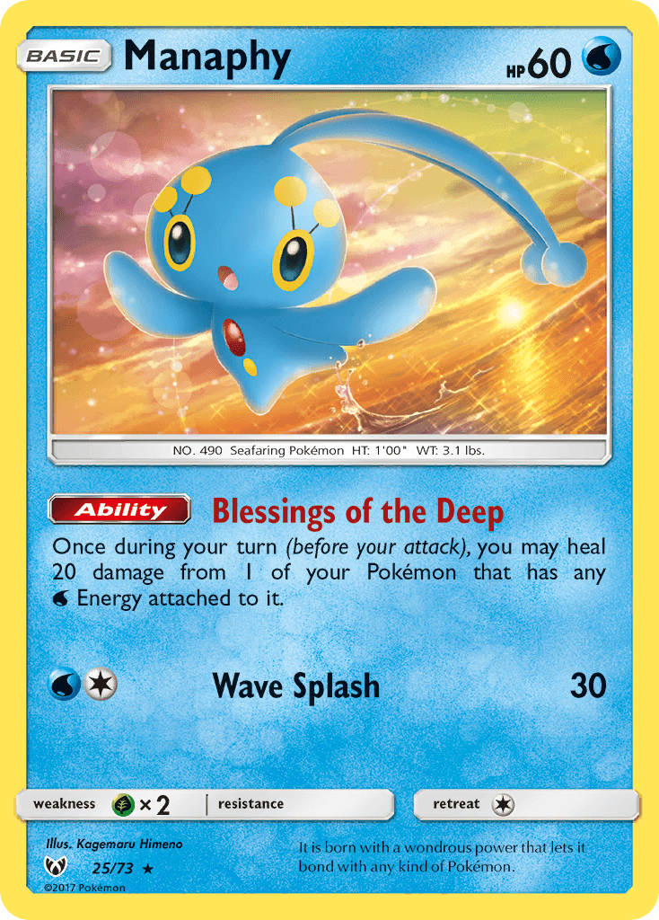 Manaphy from Shining Legends