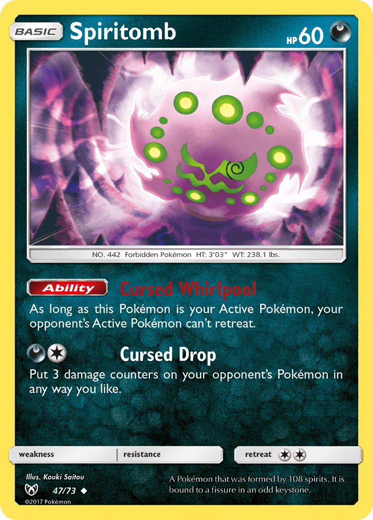 Spiritomb from Shining Legends