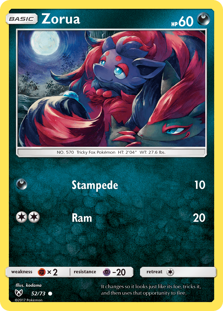 Zorua from Shining Legends